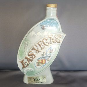 Vintage 1969 Jim Beam "Las Vegas" Nevada Hoover Damn Bottle